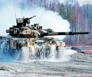 пазл Российский танк Т-90С